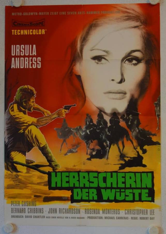 Herrscherin der Wüste originales deutsches Filmplakat